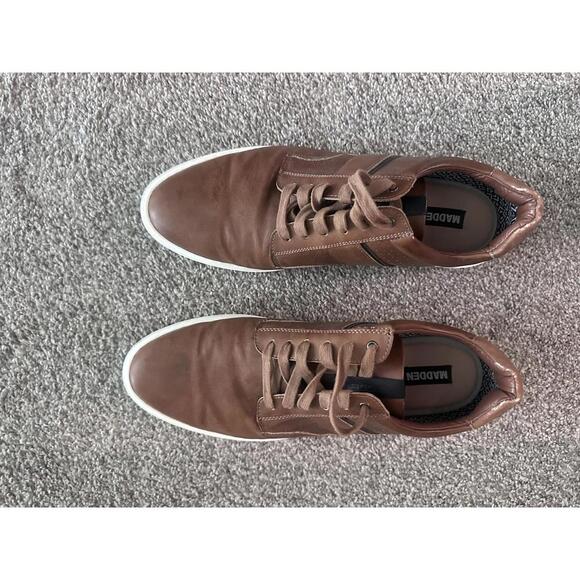 Other - Brown Leather Men's Sneakers by Madden